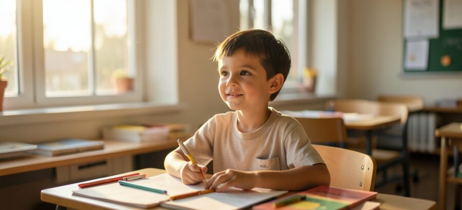 GAV enfant scolaire pour protection à l'école