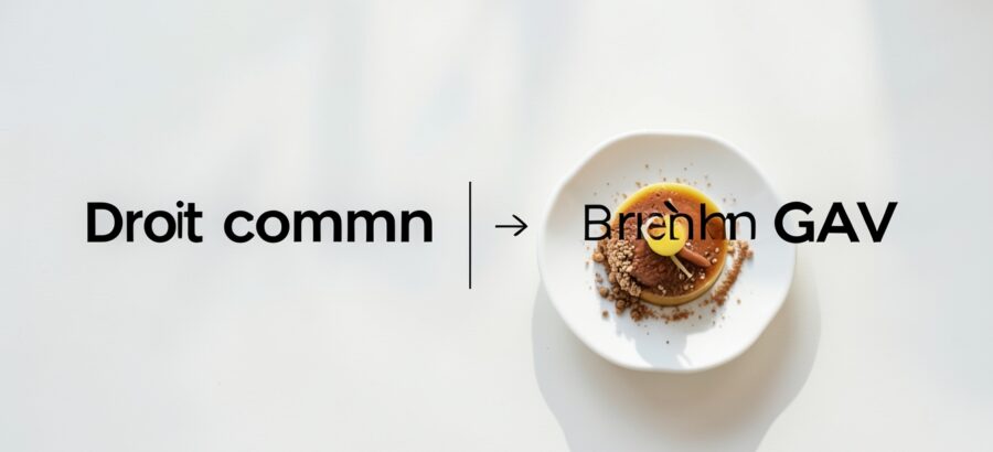explication droit commun ou barème contractuel GAV