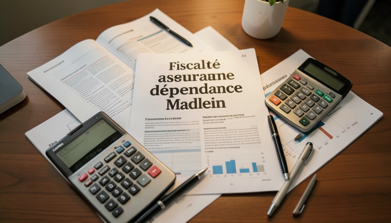 fiscalité assurance dépendance Madelin
