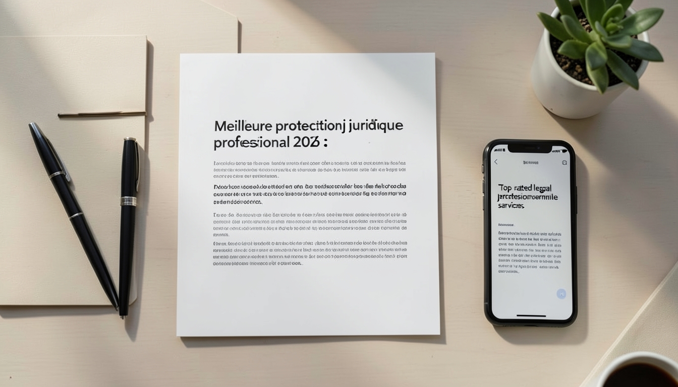 Meilleure protection juridique professionnelle 2026 : découvrez les meilleurs services