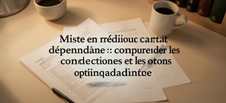 mise en réduction contrat dépendance